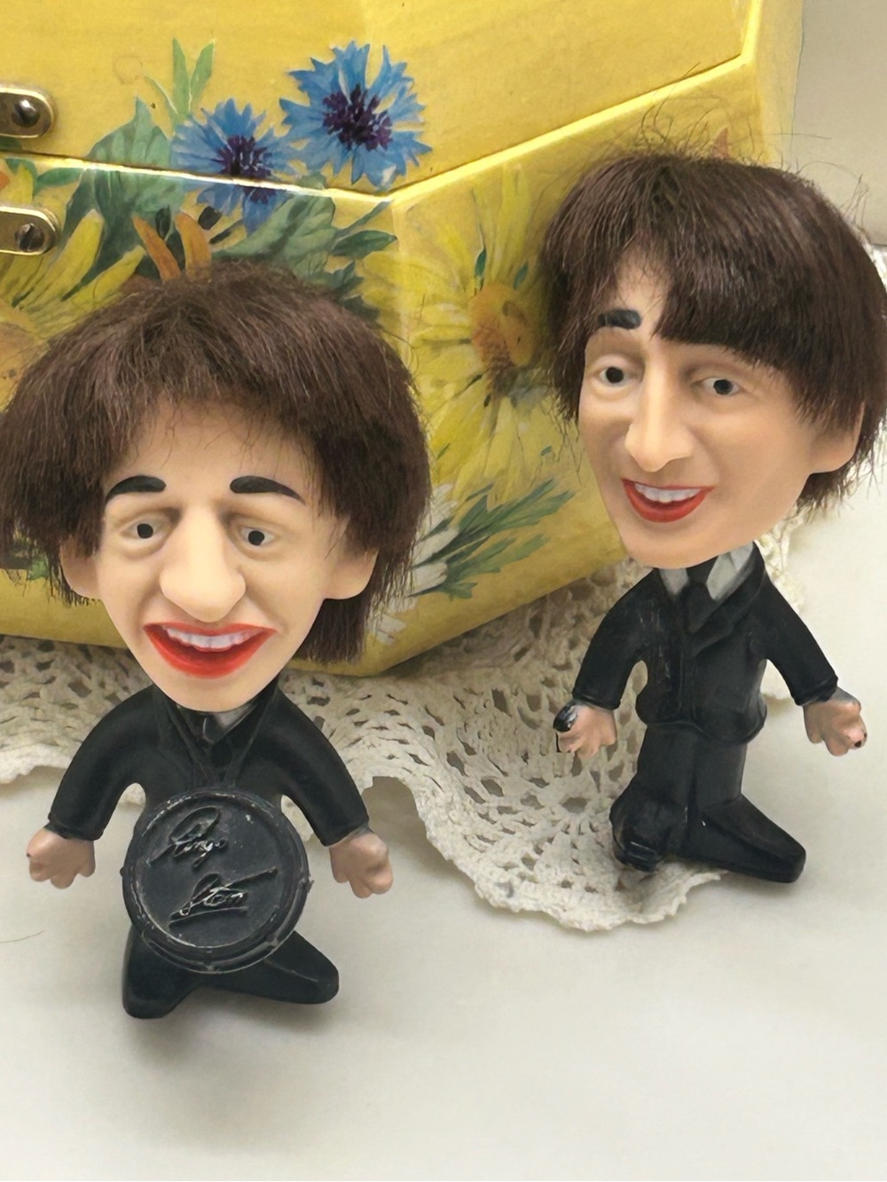 Vintage 1964 Seltaeb Inc Nems “The Beatles” Ringo Starr John Lennon Dolls